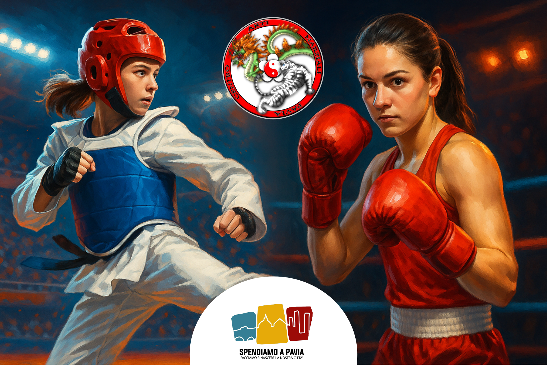 Un weekend di successi per l’ASD Centro Arti Marziali Pavia: Livia vice campionessa italiana di taekwondo, Madalina trionfa nel pugilato