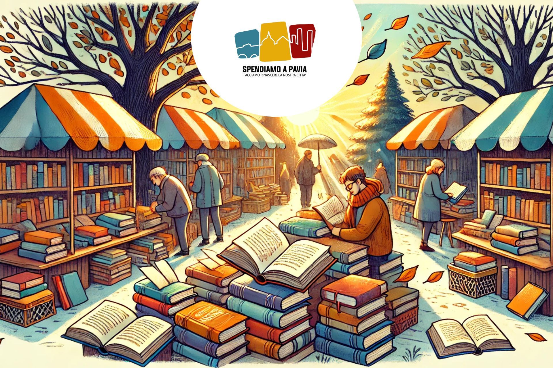 Partnership fra Spendiamo a Pavia e il Mercatino del Libro Usato di San Michele