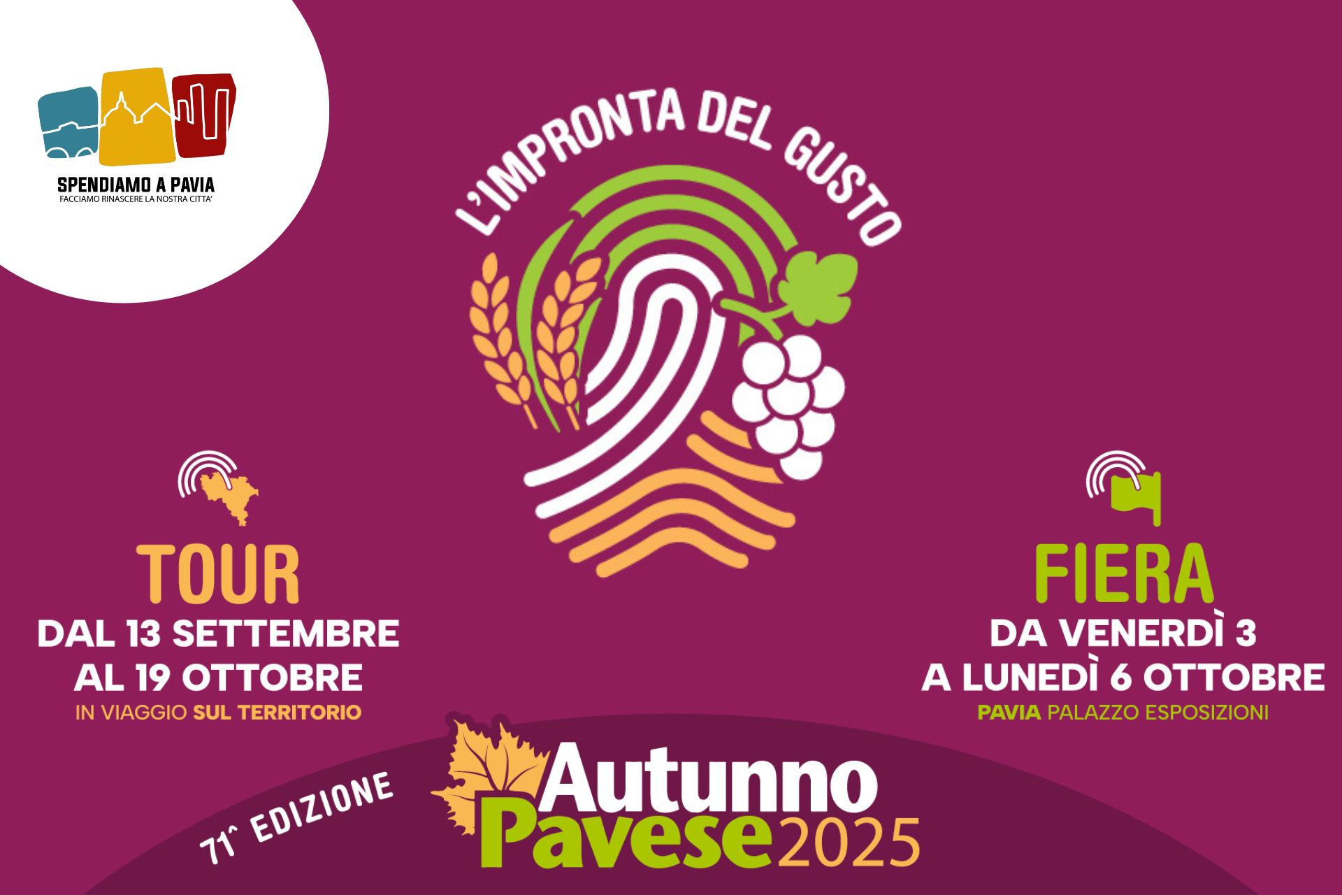 Autunno Pavese 2025, tradizione e novità per la 71ª edizione