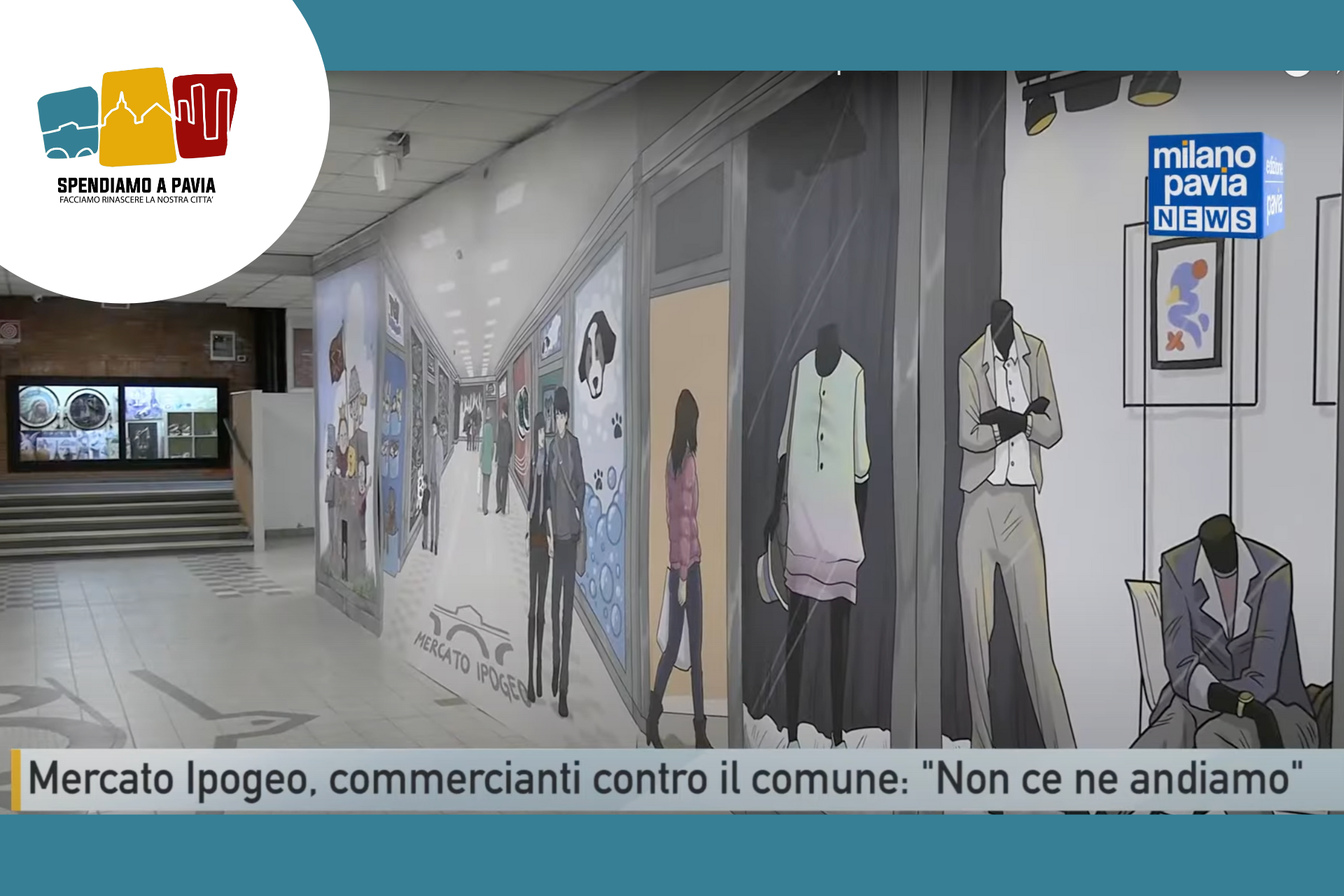 Pavia, i commercianti del mercato sotterraneo contro il comune: "Noi da qui non ce ne andiamo"