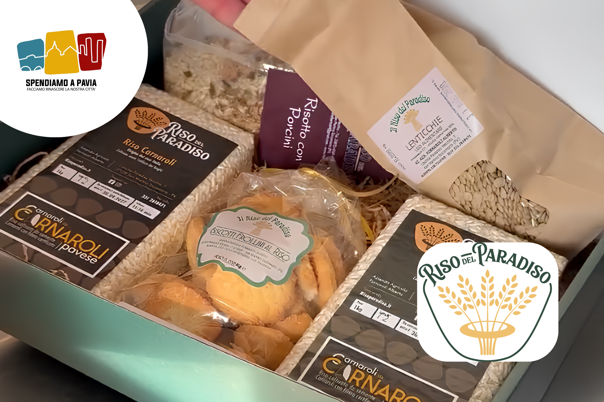 Il Riso del Paradiso porta la tradizione in tavola: tornano le box natalizie made in Cascina