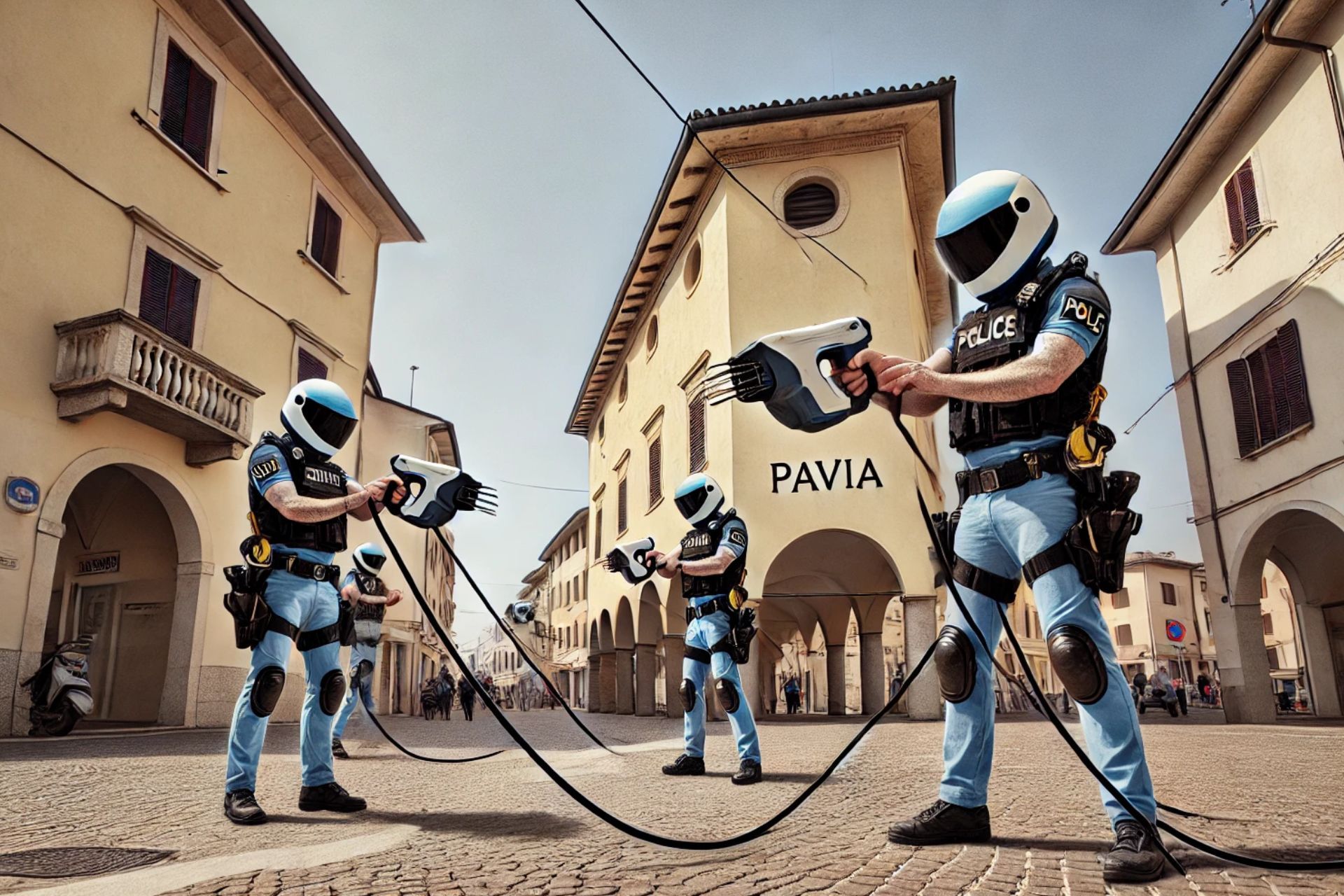 Pavia adotta il bolawrap: addio taser, più sicurezza per tutti