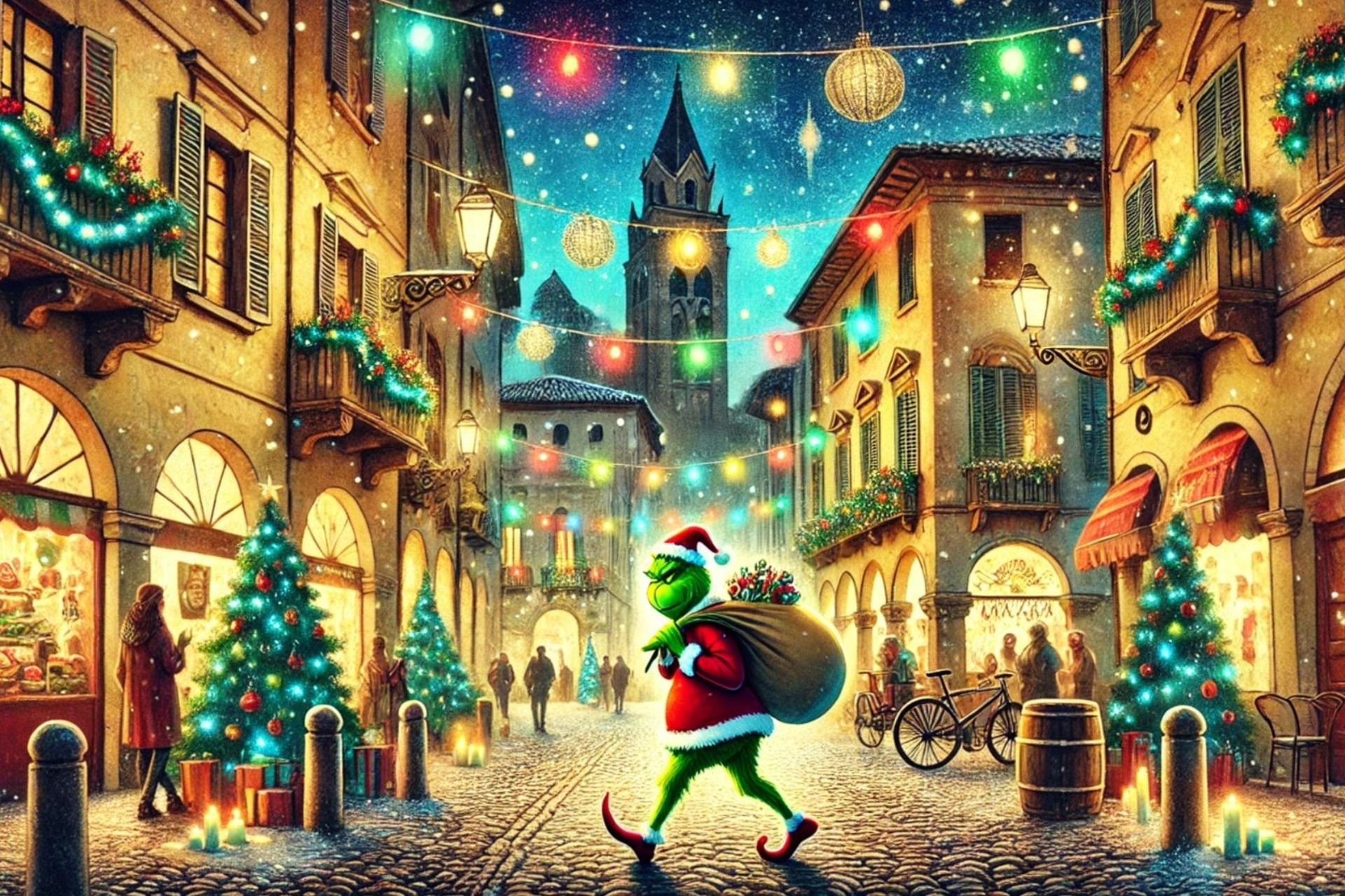 Il Grinch può salvare il Natale a Pavia: quando i commercianti fanno miracoli senza aiuti