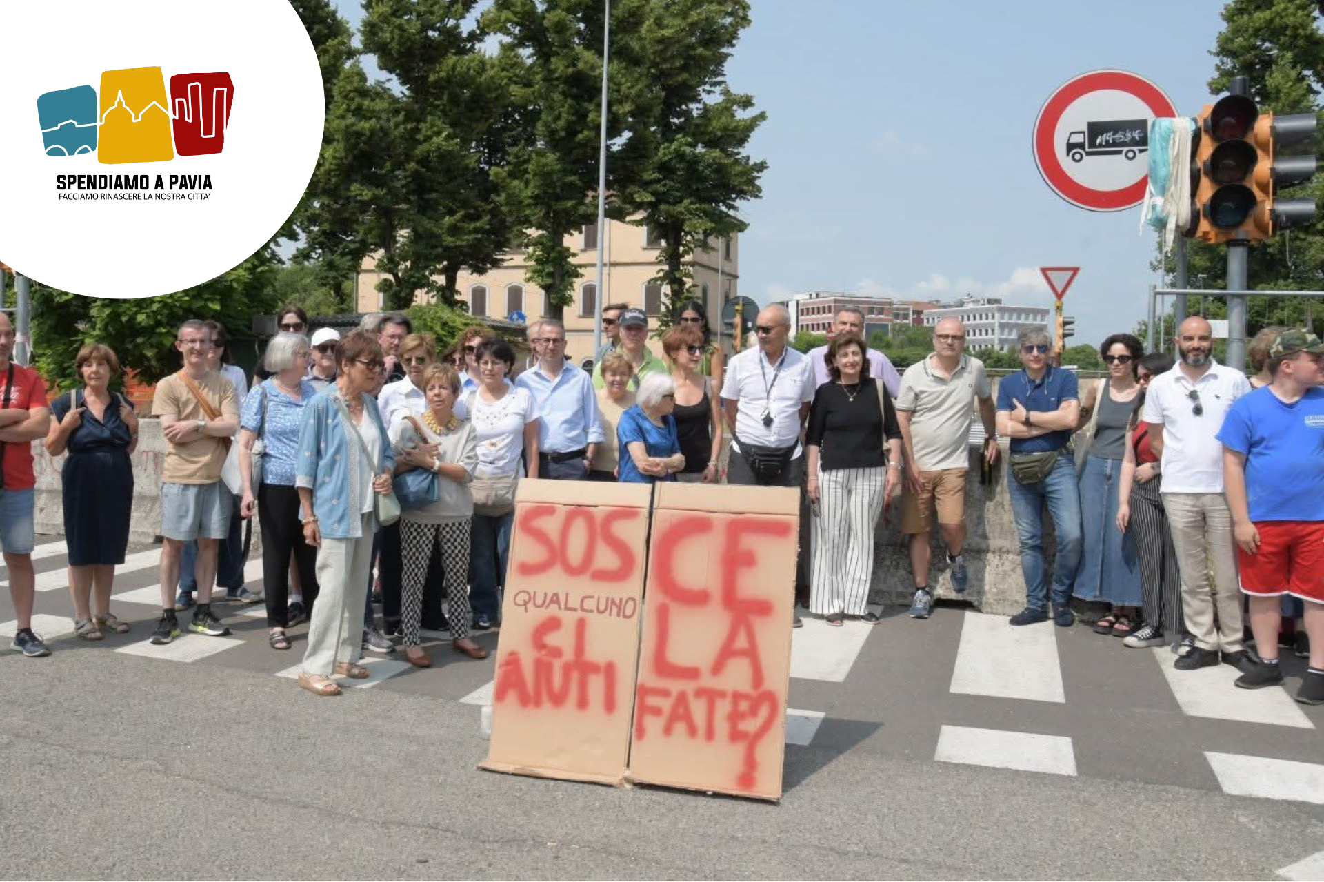 Special Video: Pavia, la protesta dei residenti di Città Giardino: "Adesso basta, vogliamo il ponte"