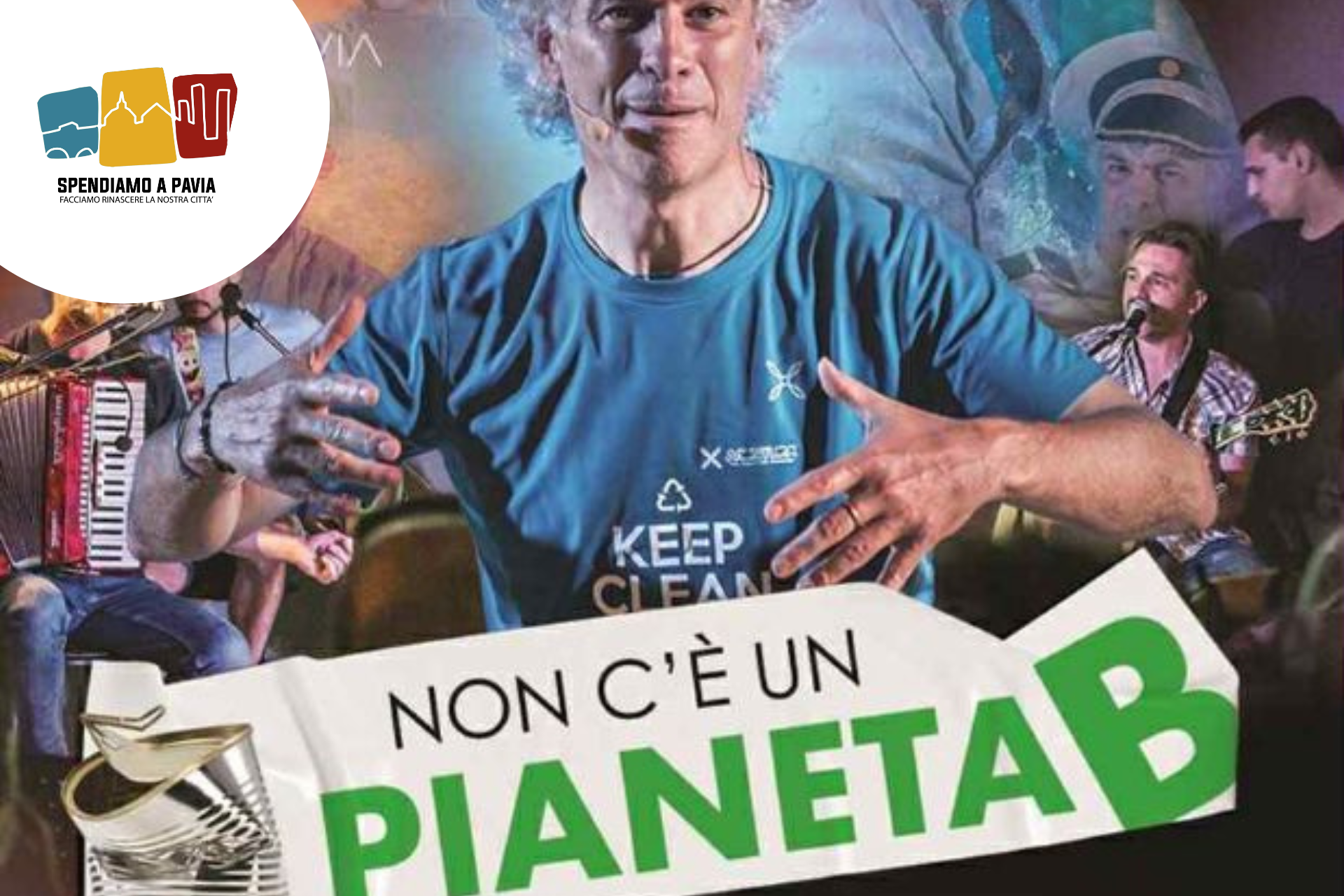 «Non c’è un Pianeta B»: lo spettacolo di Roberto Cavallo arriva a Pavia