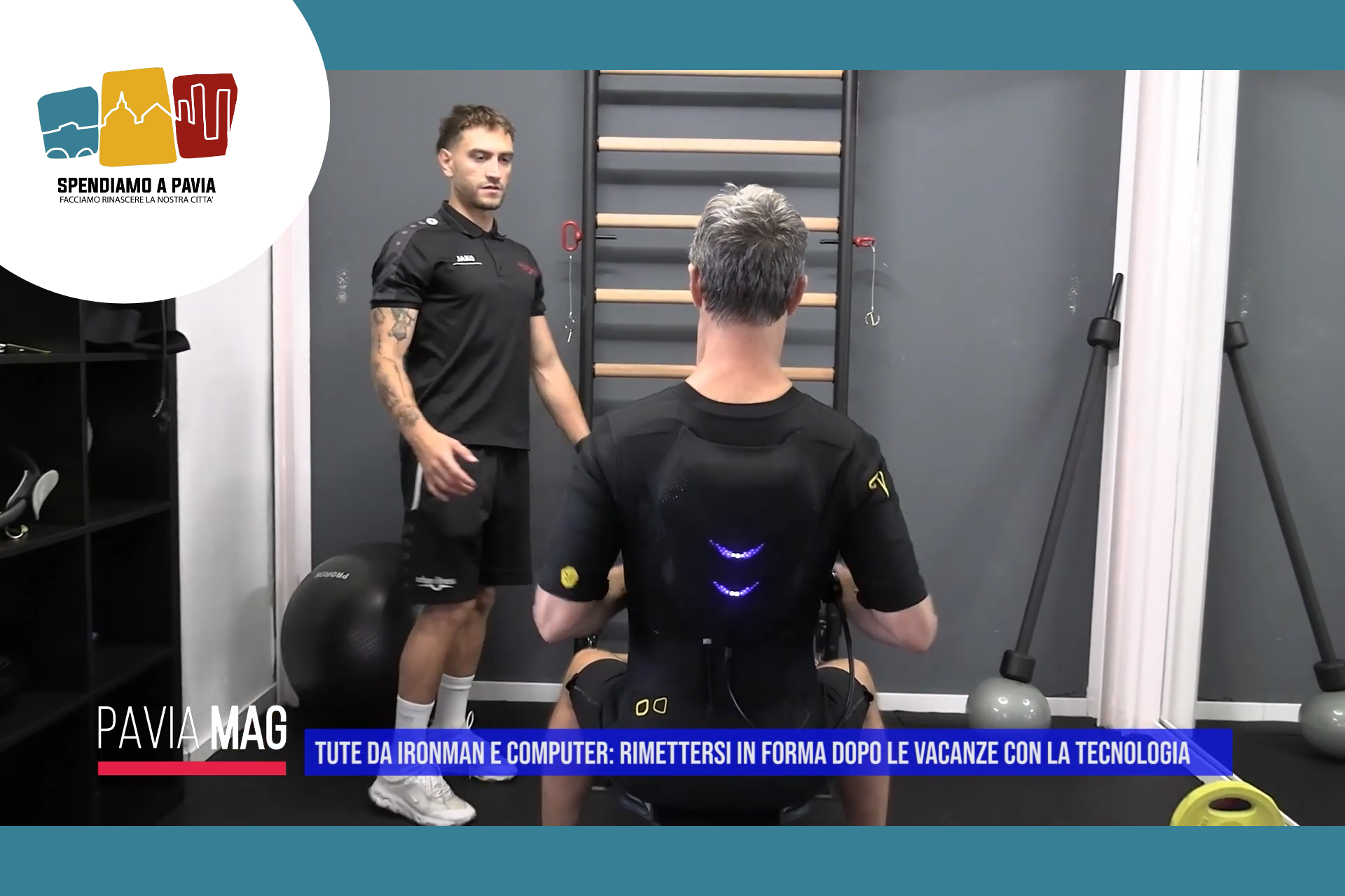 Special Video : Urban Fitness porta a Pavia le tute tecnologiche per rimettersi in forma