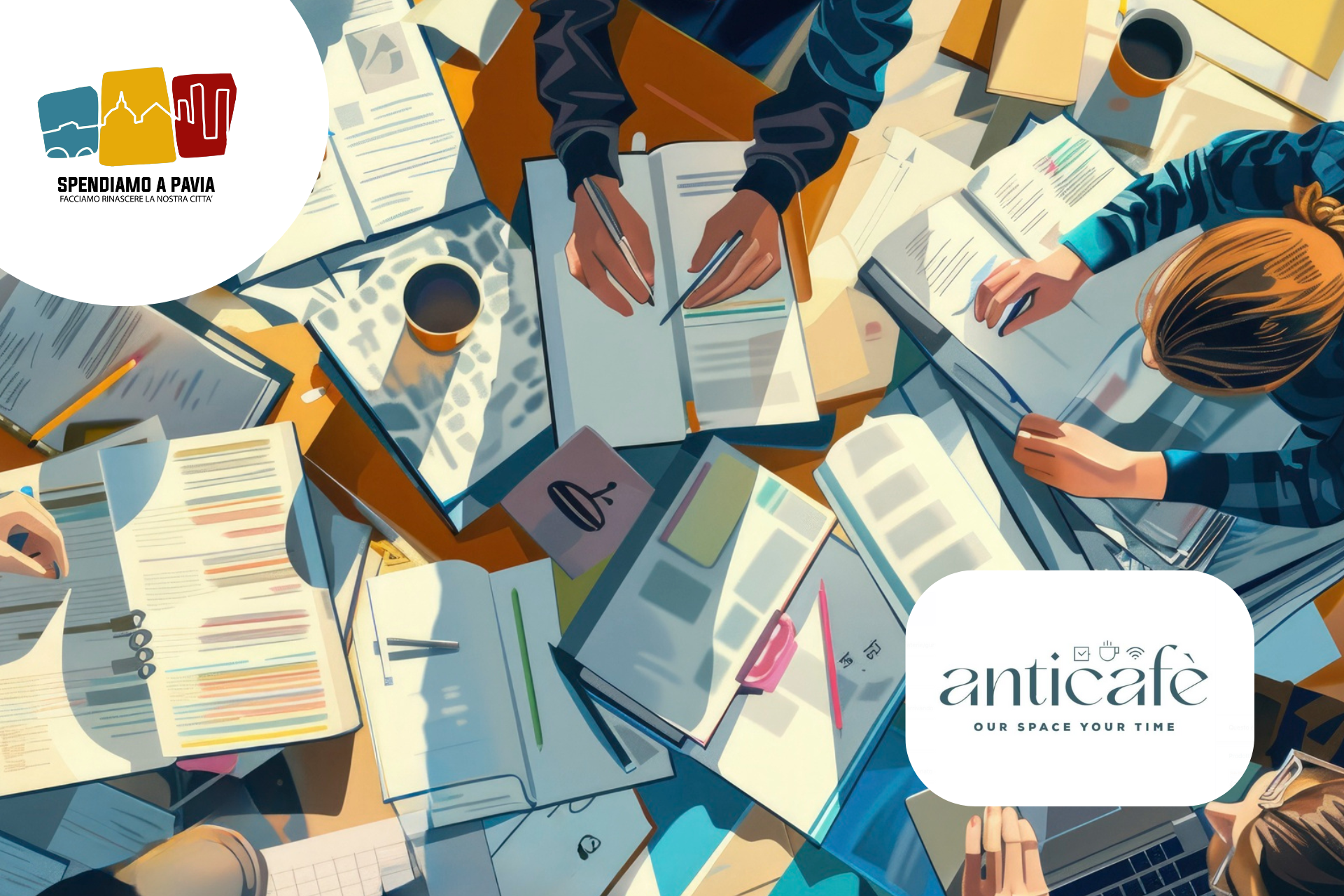 Masterclass Smart Work all’Anticafè di Pavia: strumenti pratici per crescere subito