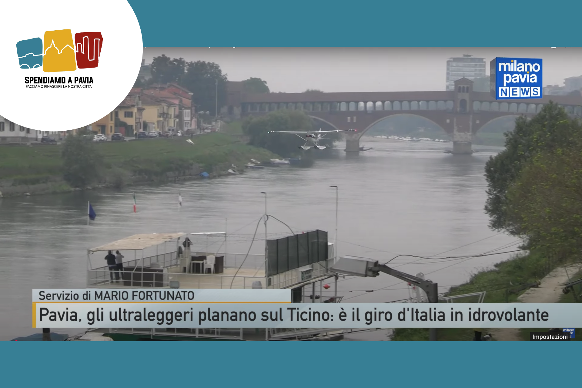 Special Video : GiDro 2025: il primo giro d’Italia in idrovolante tocca anche Pavia