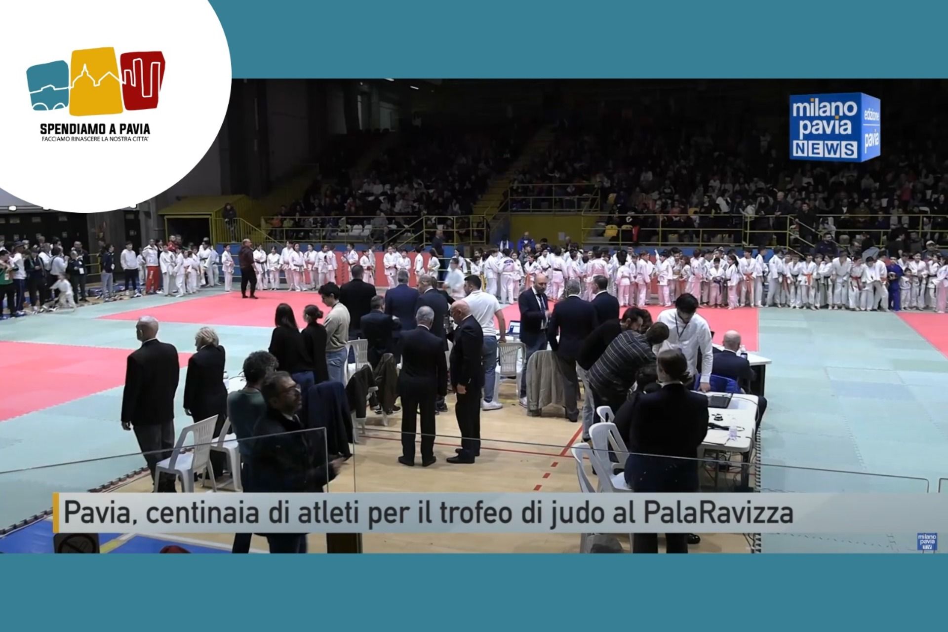 Special Video: Pavia, centinaia di atleti da tutta Italia e non solo per il trofeo di judo al Palaravizza