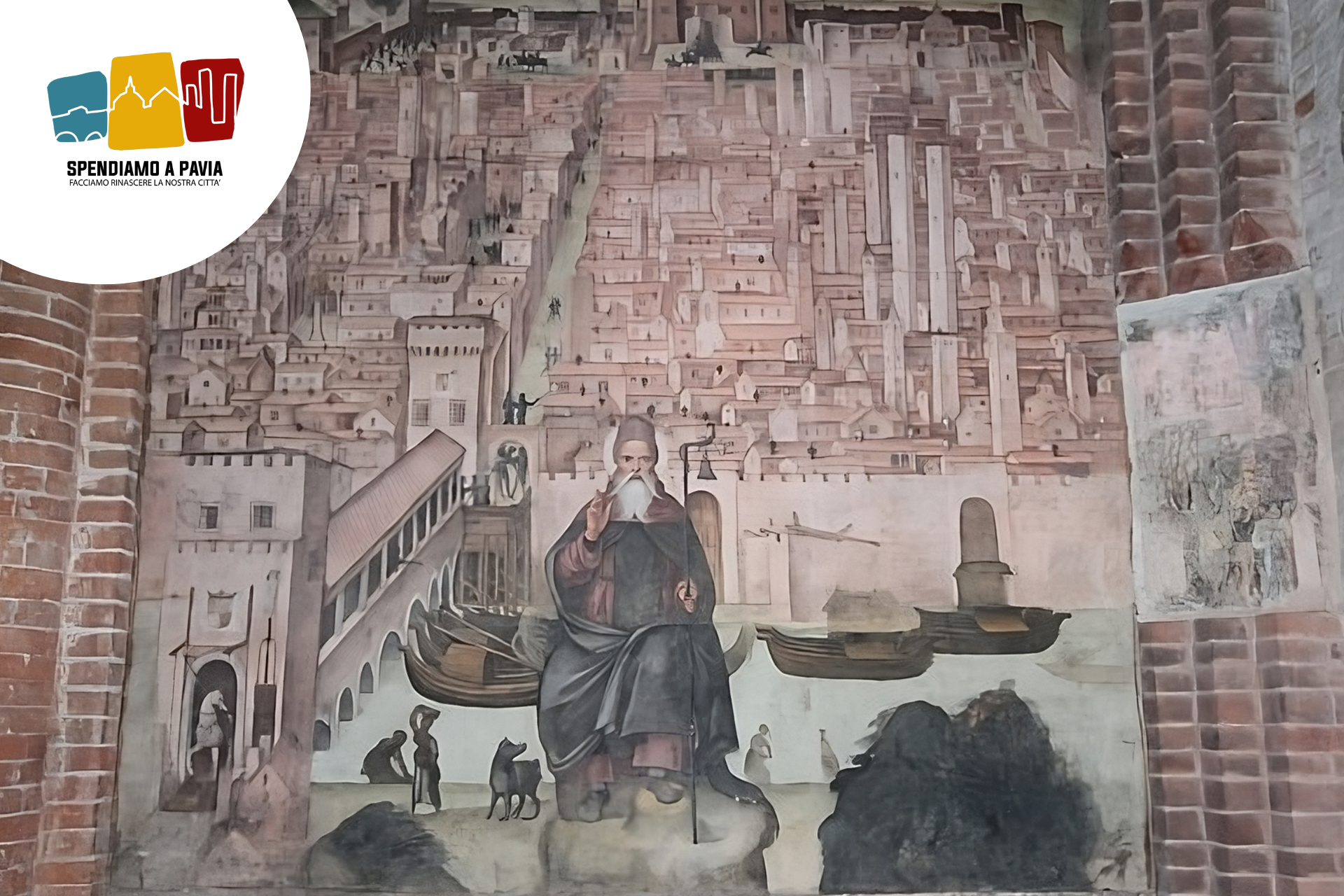 Storia e leggenda sull’immagine topografica più famosa a Pavia di Ezio Tiraboschi