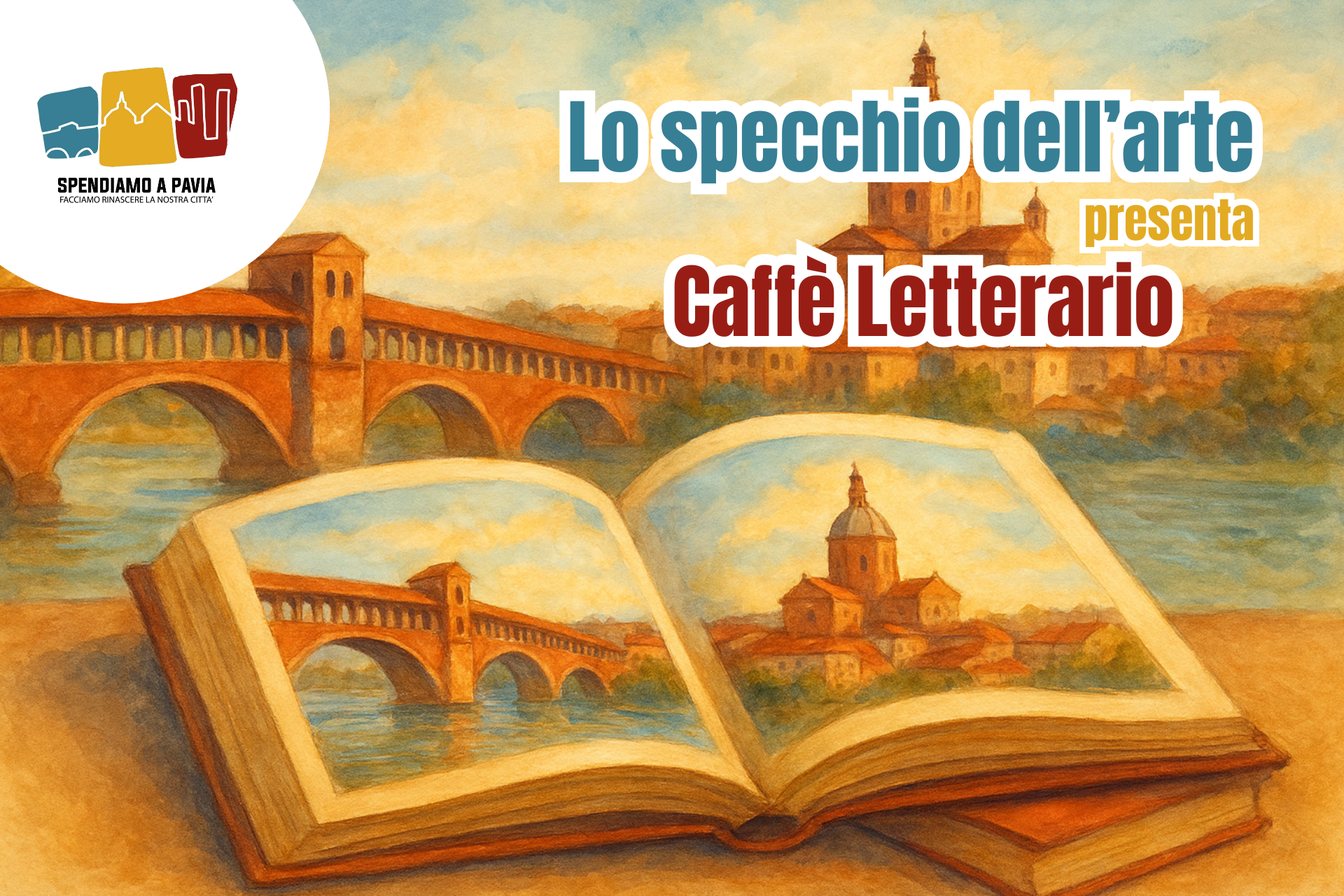 A Pavia il primo caffè letterario con “Lo specchio dell’arte”