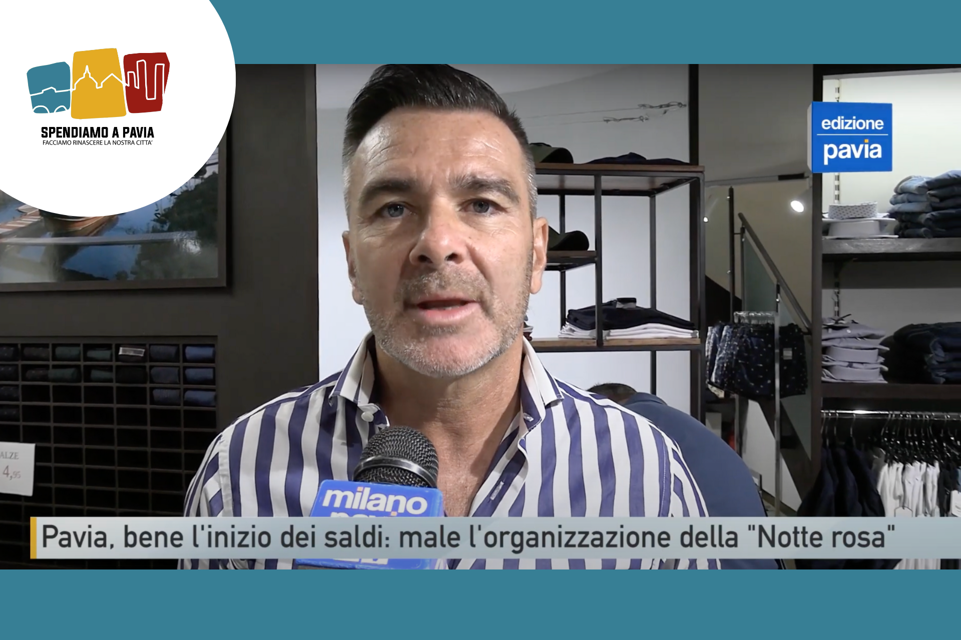 Special Video : Pavia, buona la partenza dei saldi estivi in centro ma la "Notte rosa" è stata un flop